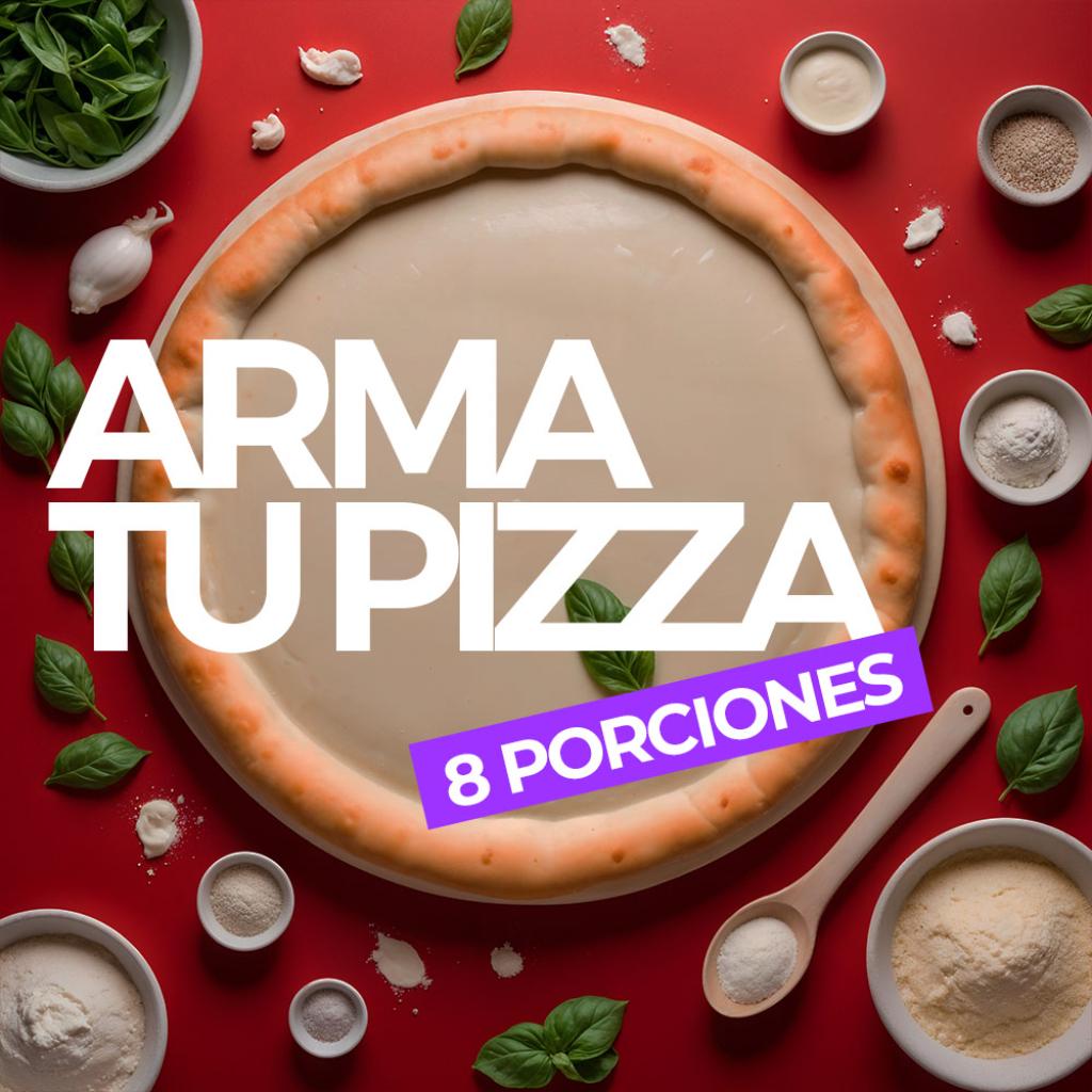 Arma Tu Pizza 8 porciones - Carmela Pizzería
